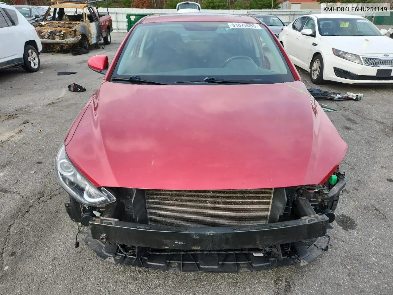 KMHD84LF6HU254149 2017 Hyundai Elantra Se