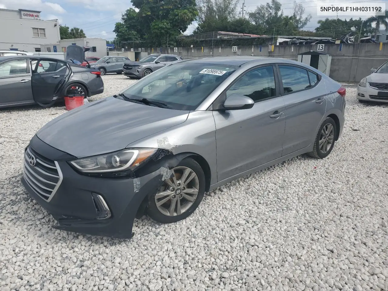 5NPD84LF1HH031192 2017 Hyundai Elantra Se