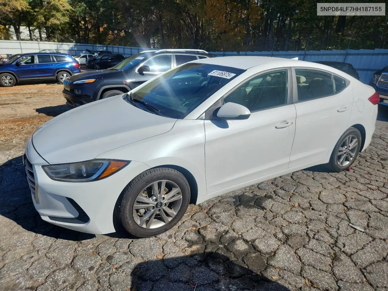 5NPD84LF7HH187155 2017 Hyundai Elantra Se