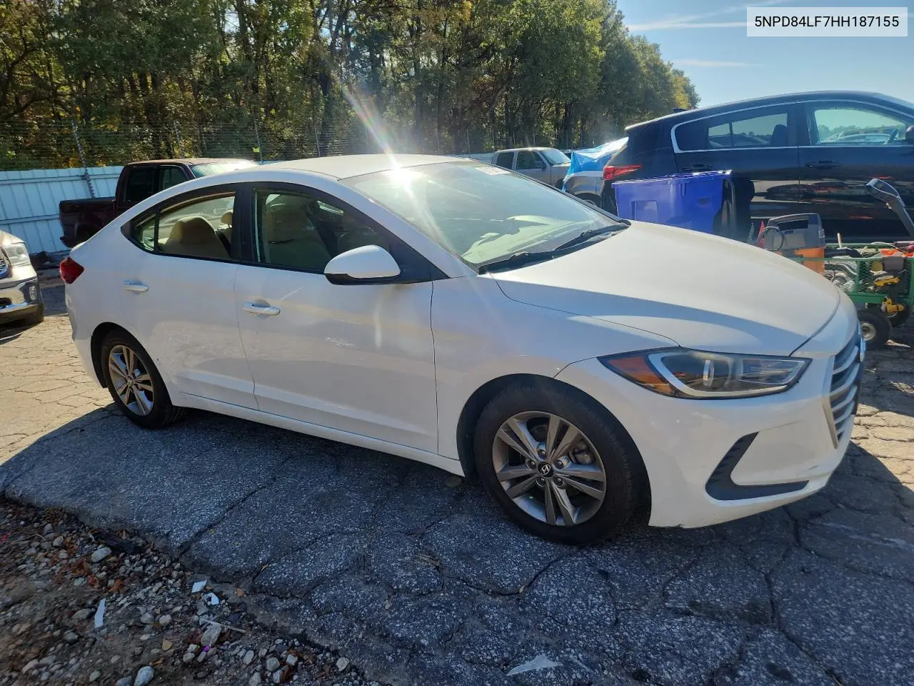 5NPD84LF7HH187155 2017 Hyundai Elantra Se