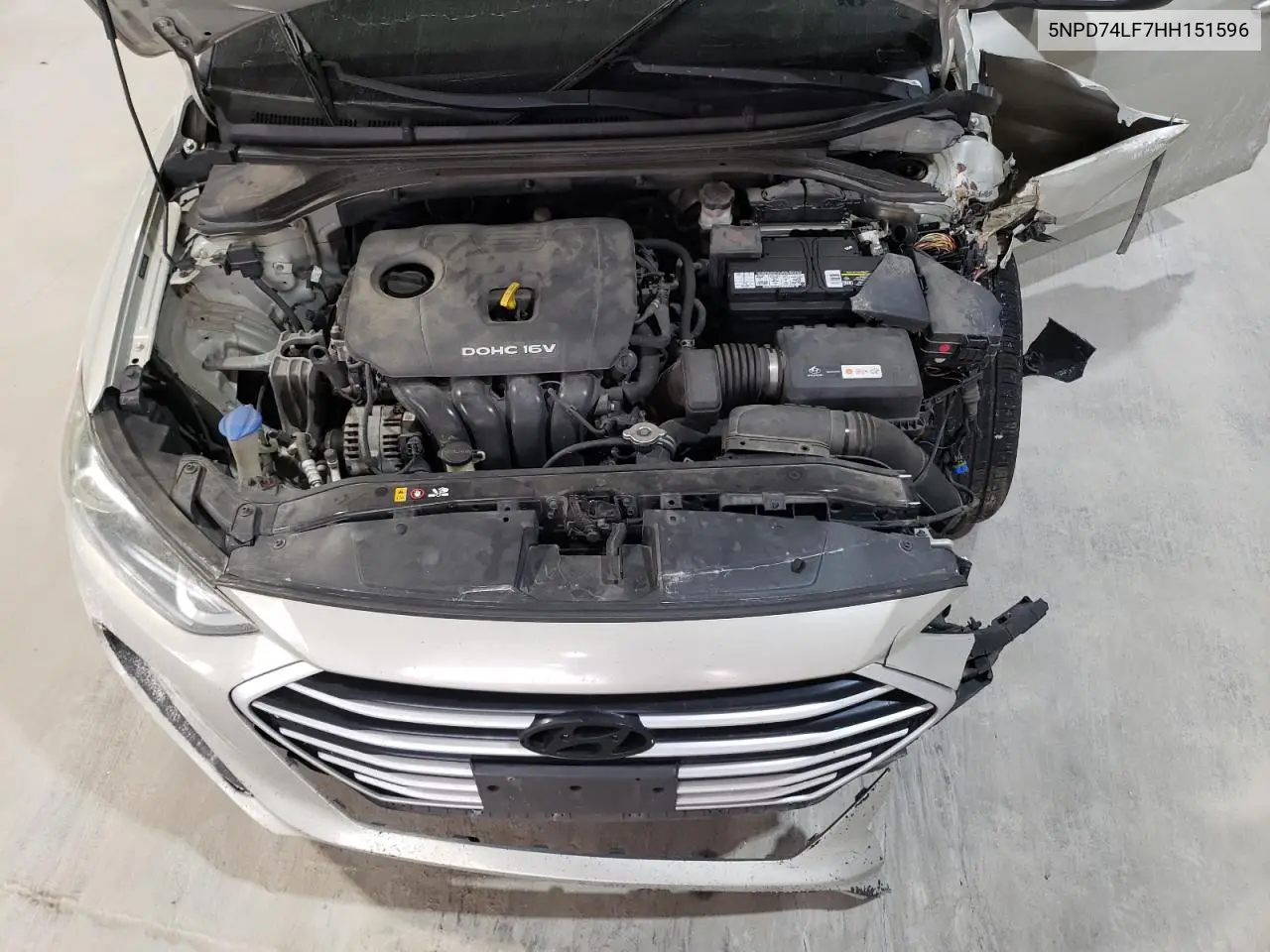 5NPD74LF7HH151596 2017 Hyundai Elantra Se