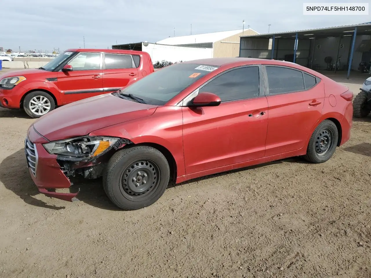 5NPD74LF5HH148700 2017 Hyundai Elantra Se