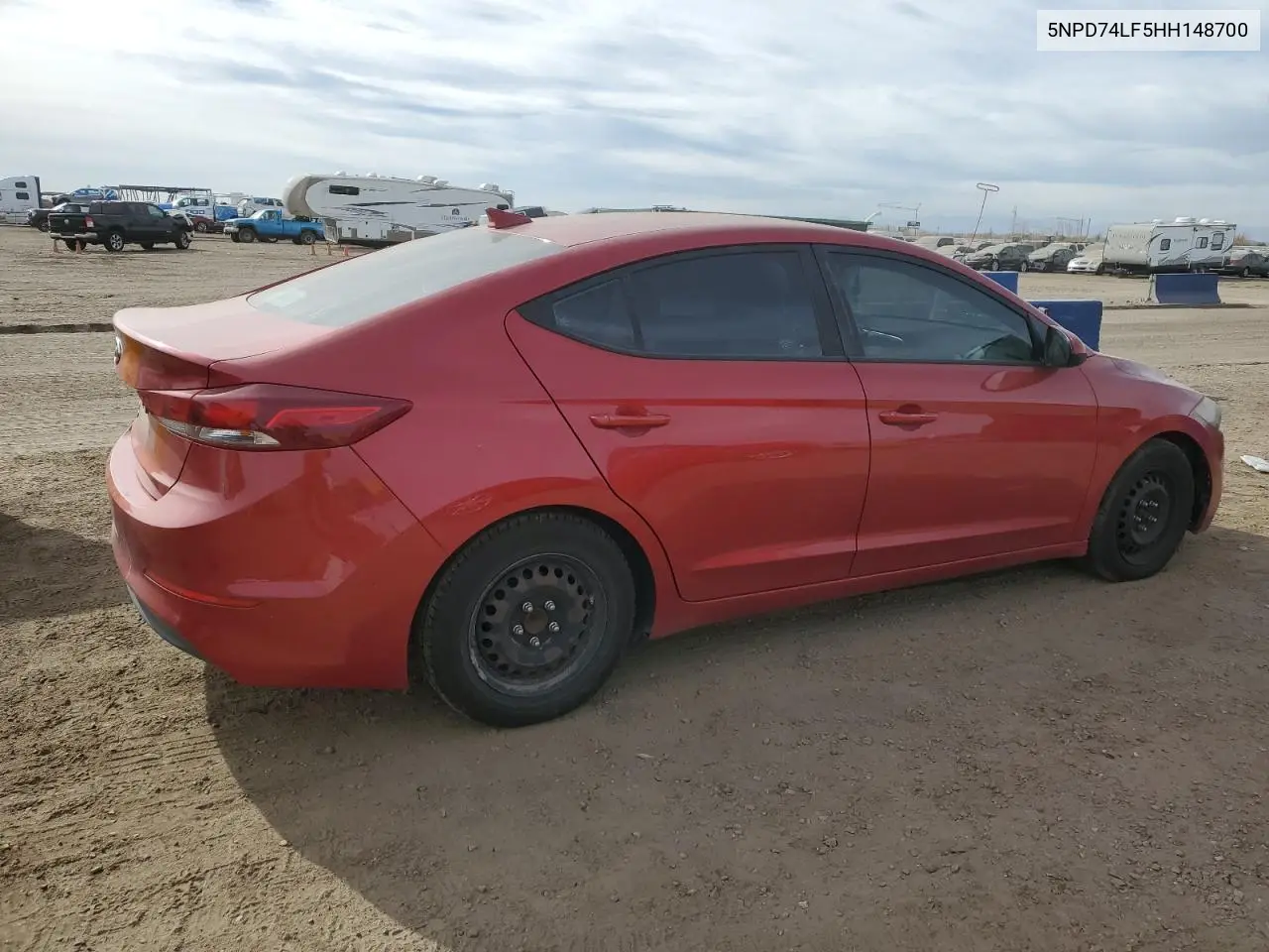 5NPD74LF5HH148700 2017 Hyundai Elantra Se