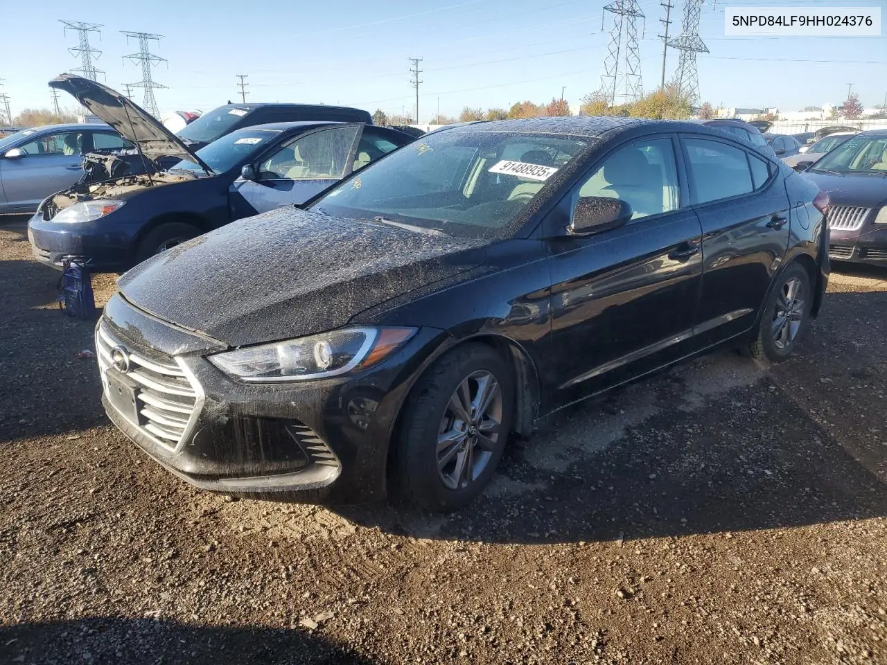 5NPD84LF9HH024376 2017 Hyundai Elantra Se