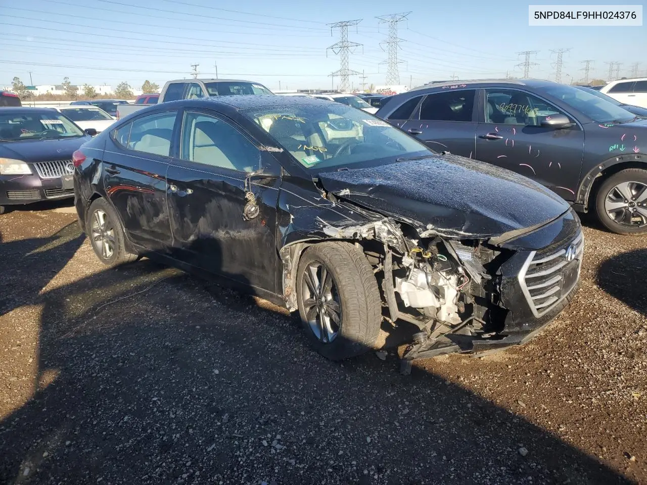 5NPD84LF9HH024376 2017 Hyundai Elantra Se
