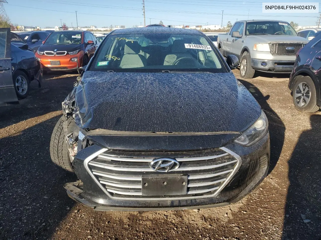 5NPD84LF9HH024376 2017 Hyundai Elantra Se