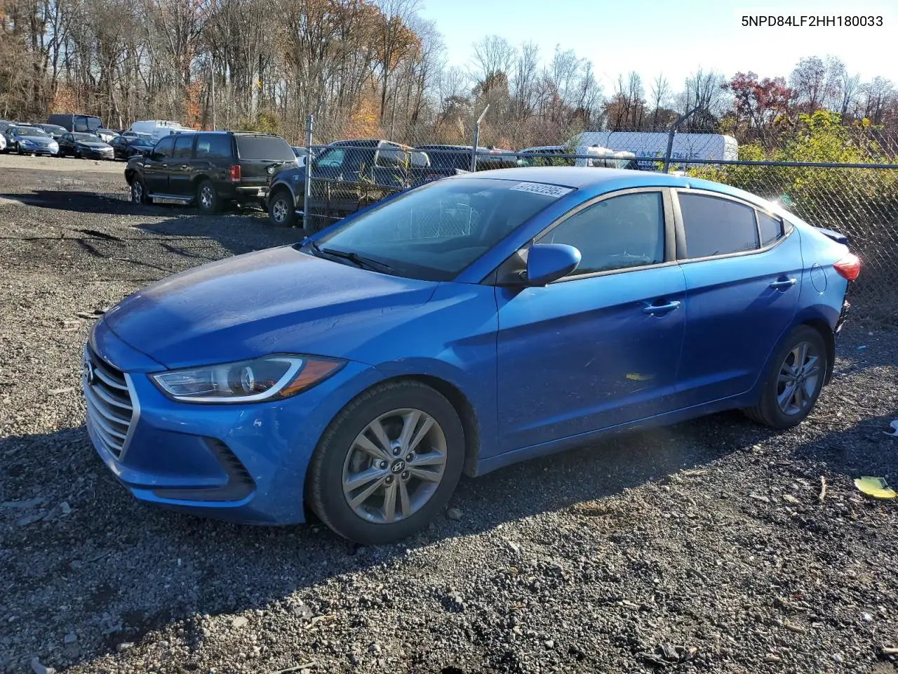 5NPD84LF2HH180033 2017 Hyundai Elantra Se