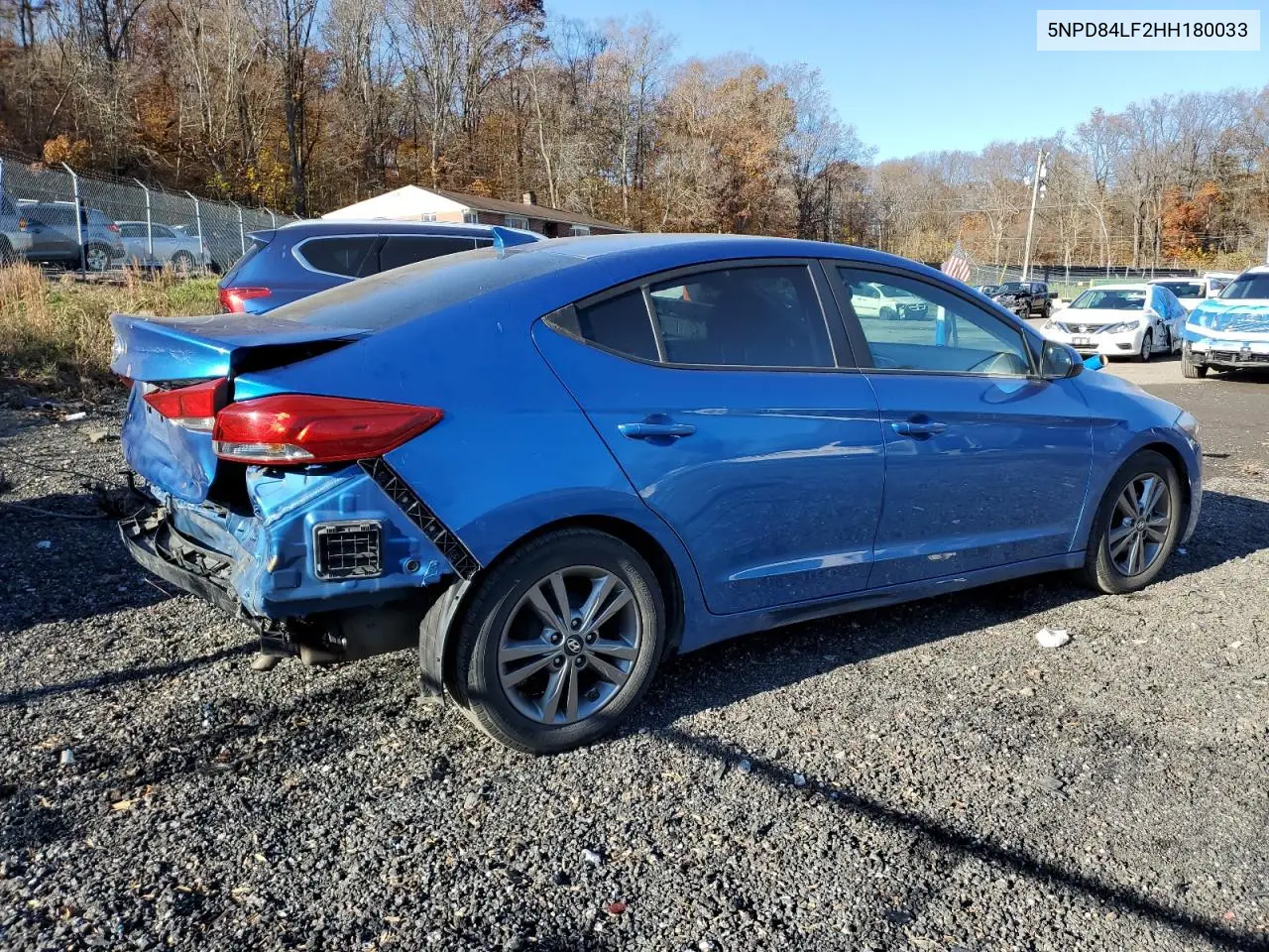 5NPD84LF2HH180033 2017 Hyundai Elantra Se