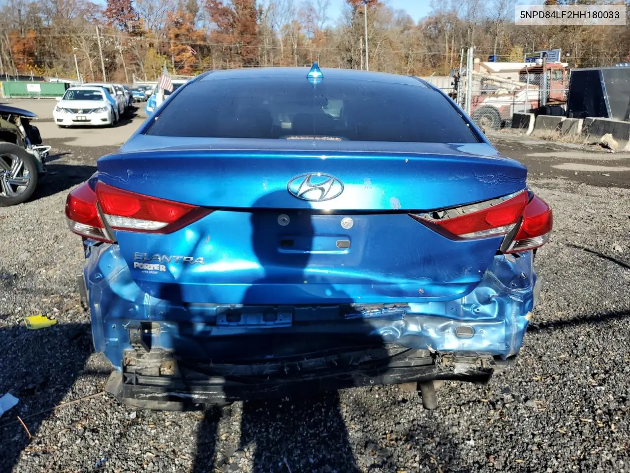 5NPD84LF2HH180033 2017 Hyundai Elantra Se