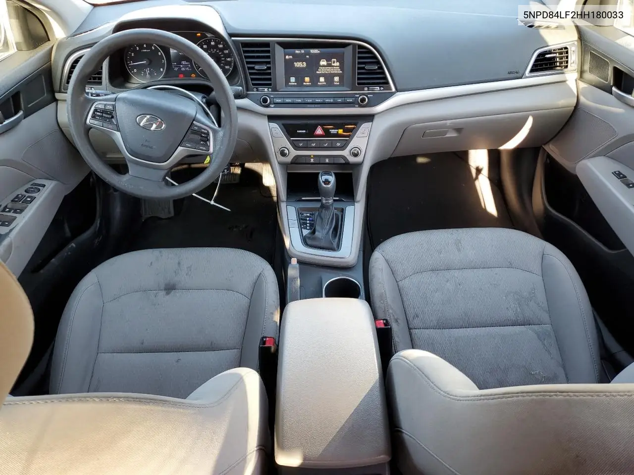5NPD84LF2HH180033 2017 Hyundai Elantra Se