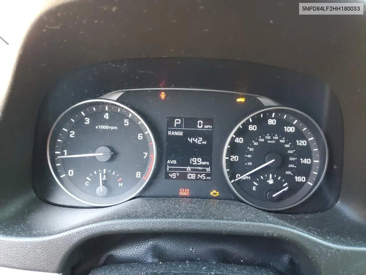 5NPD84LF2HH180033 2017 Hyundai Elantra Se