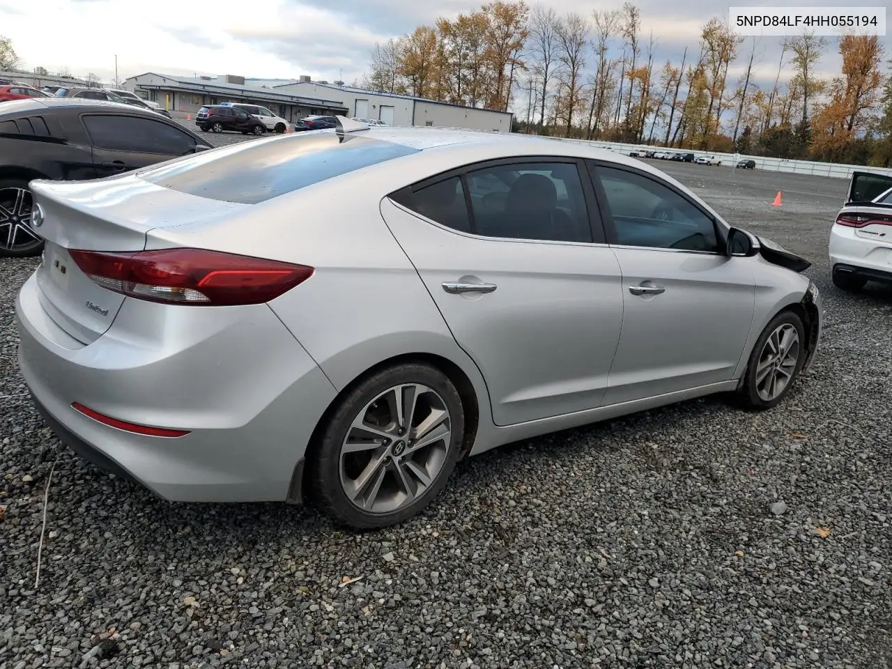 5NPD84LF4HH055194 2017 Hyundai Elantra Se