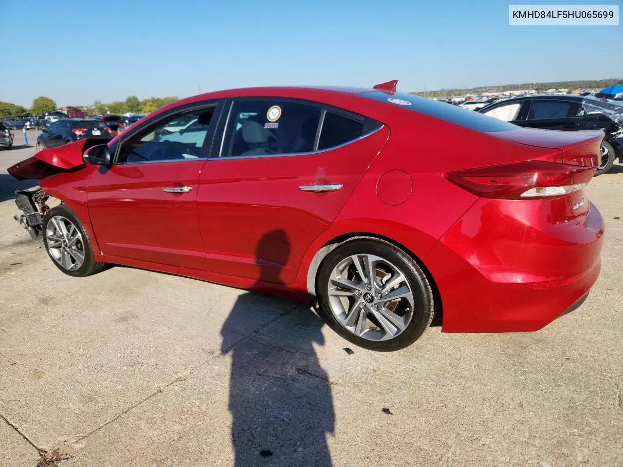 KMHD84LF5HU065699 2017 Hyundai Elantra Se