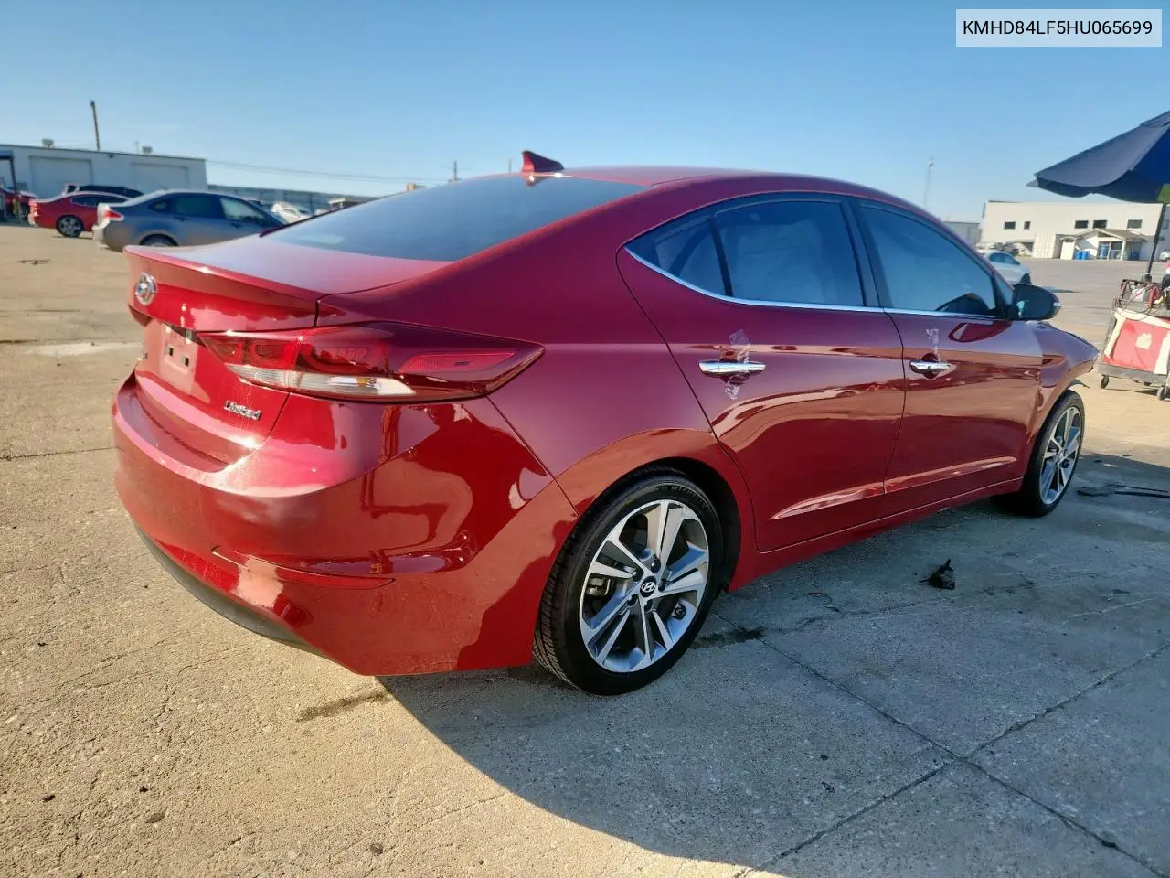 KMHD84LF5HU065699 2017 Hyundai Elantra Se