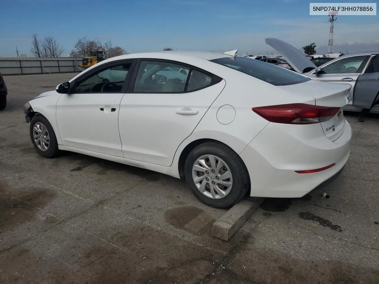 5NPD74LF3HH078856 2017 Hyundai Elantra Se