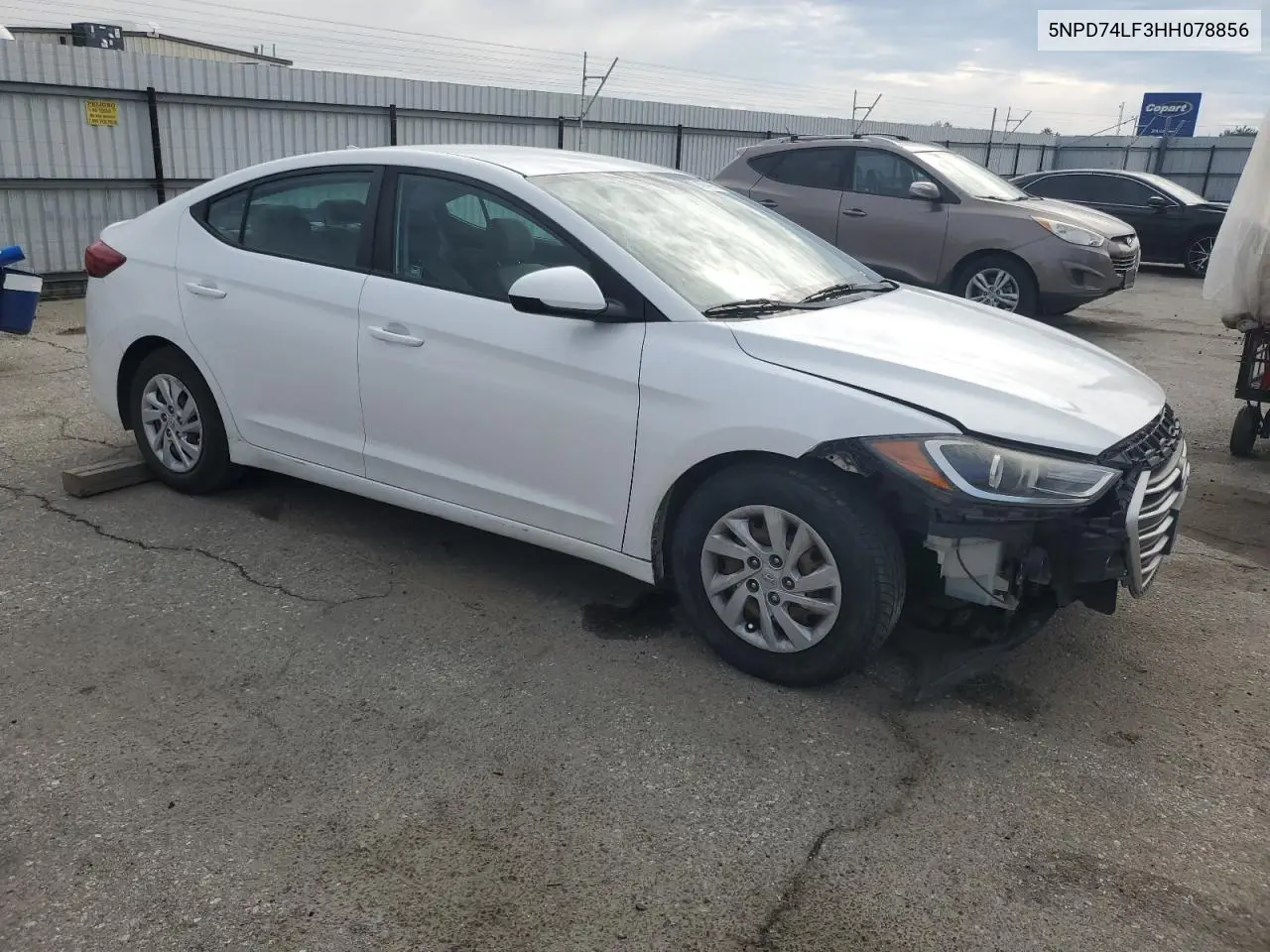 5NPD74LF3HH078856 2017 Hyundai Elantra Se