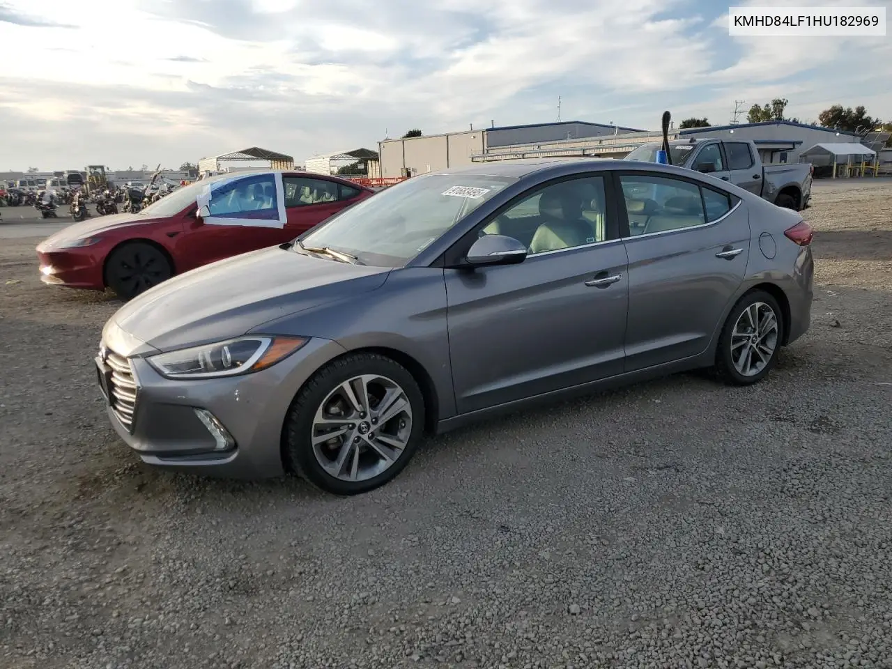 KMHD84LF1HU182969 2017 Hyundai Elantra Se