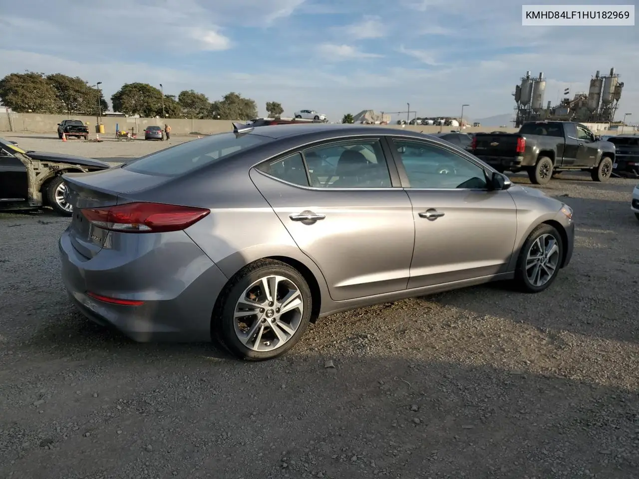KMHD84LF1HU182969 2017 Hyundai Elantra Se