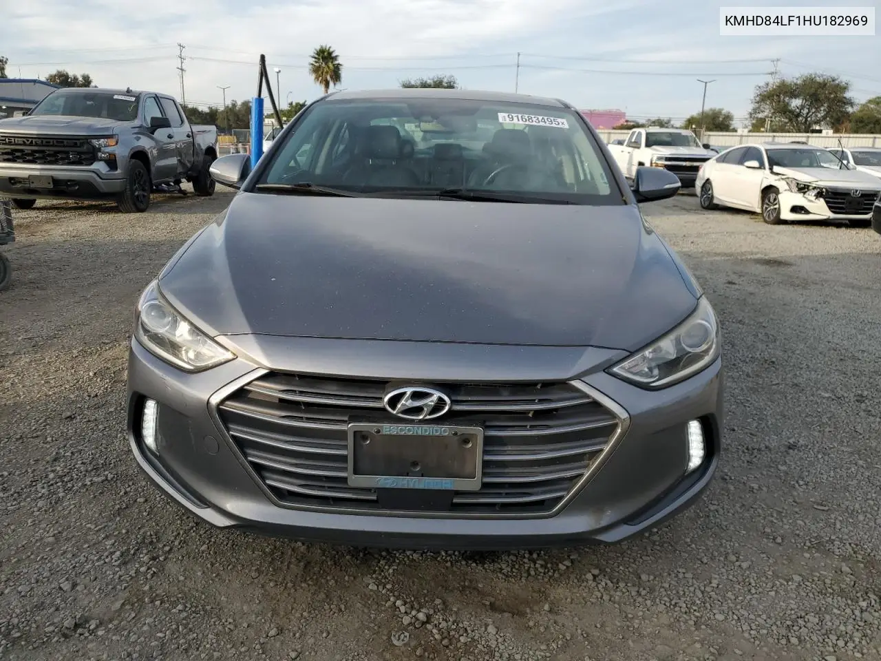 KMHD84LF1HU182969 2017 Hyundai Elantra Se