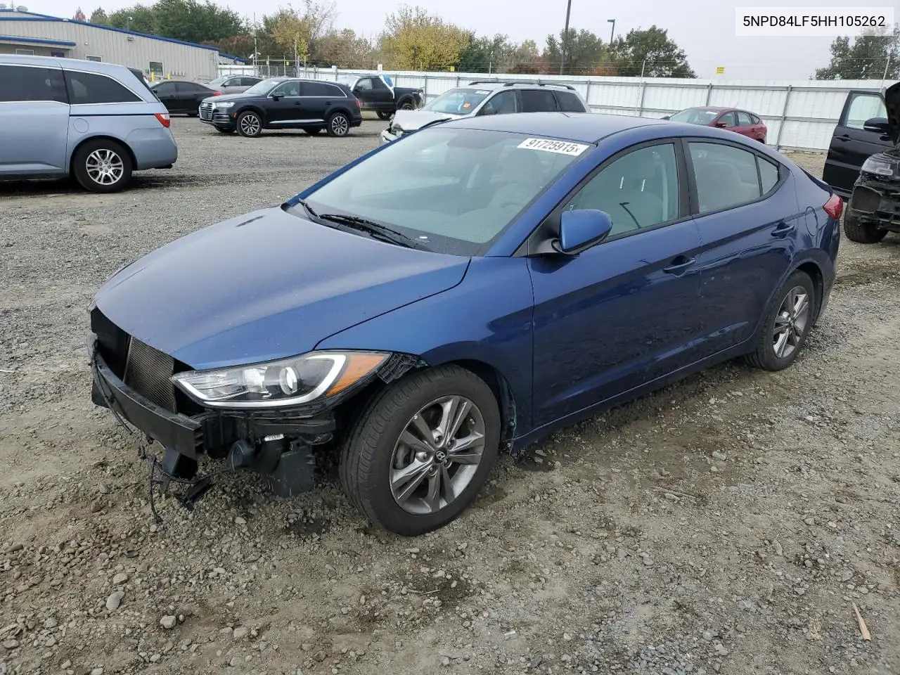 5NPD84LF5HH105262 2017 Hyundai Elantra Se