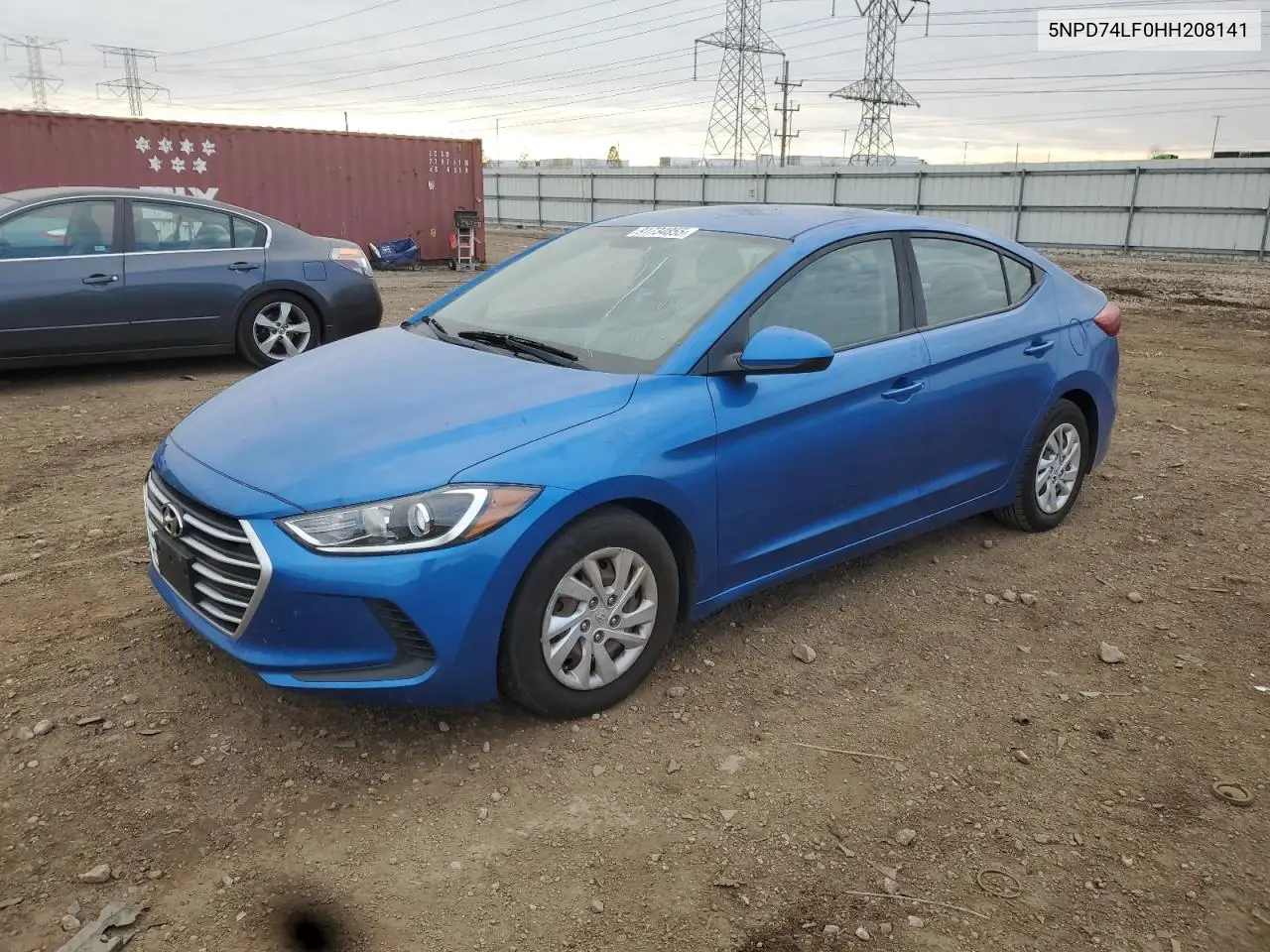 5NPD74LF0HH208141 2017 Hyundai Elantra Se