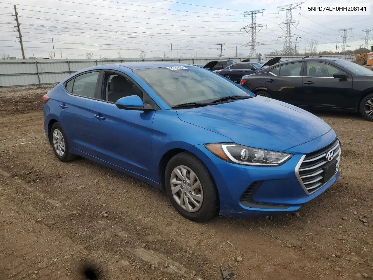 5NPD74LF0HH208141 2017 Hyundai Elantra Se