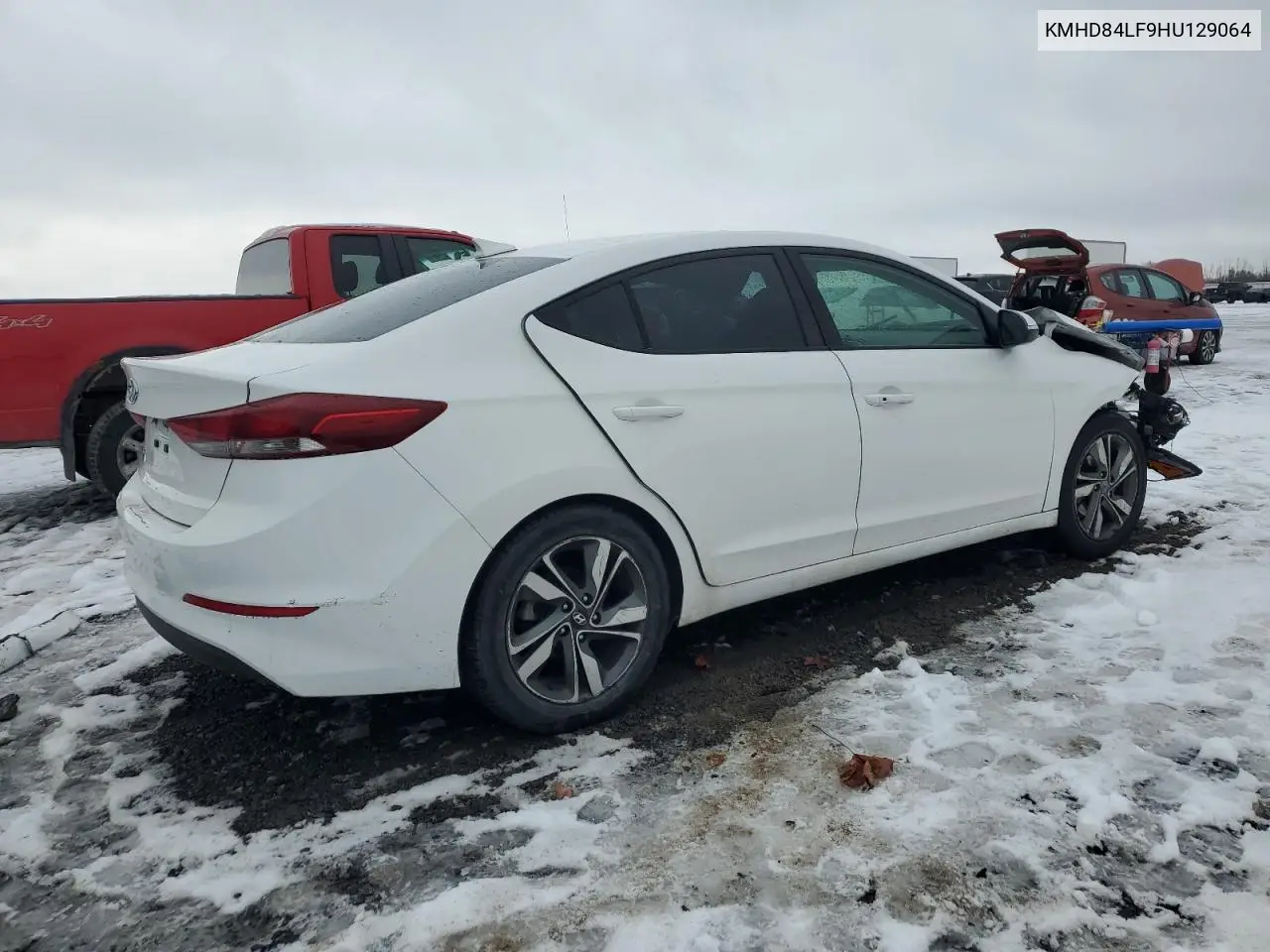 KMHD84LF9HU129064 2017 Hyundai Elantra Se
