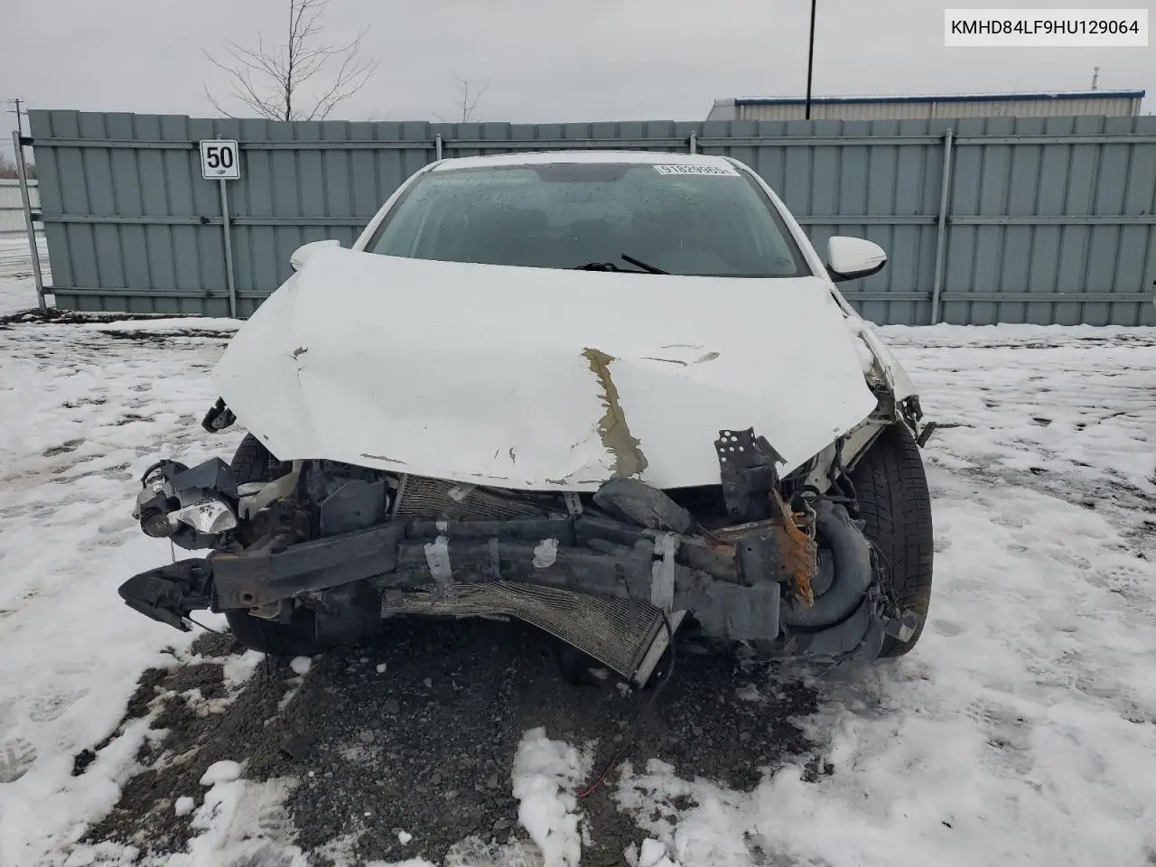 KMHD84LF9HU129064 2017 Hyundai Elantra Se