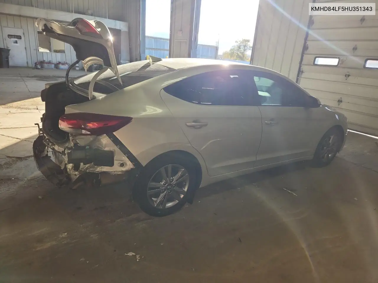 KMHD84LF5HU351343 2017 Hyundai Elantra Se
