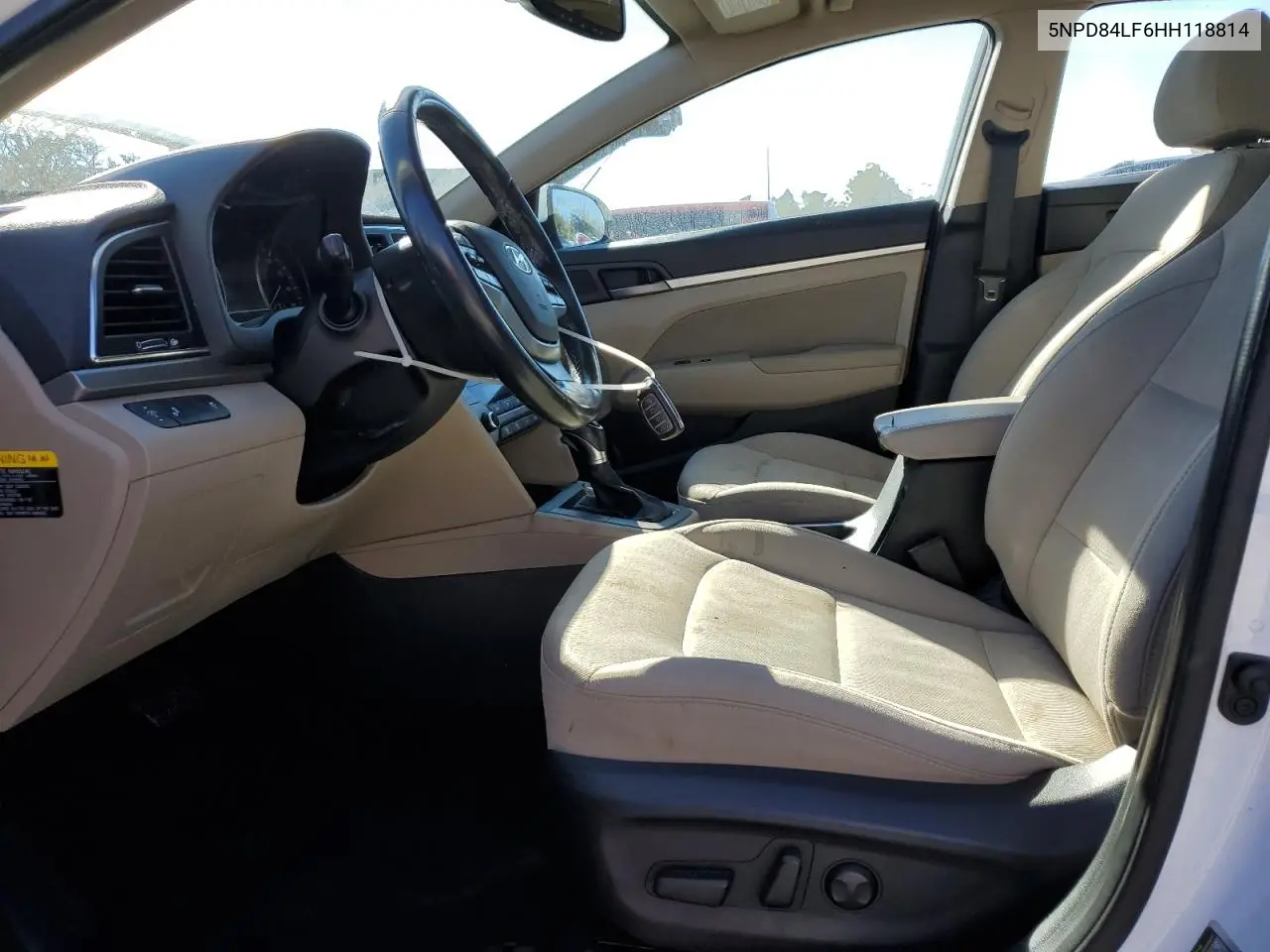 5NPD84LF6HH118814 2017 Hyundai Elantra Se