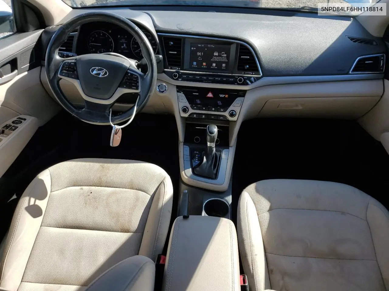 5NPD84LF6HH118814 2017 Hyundai Elantra Se