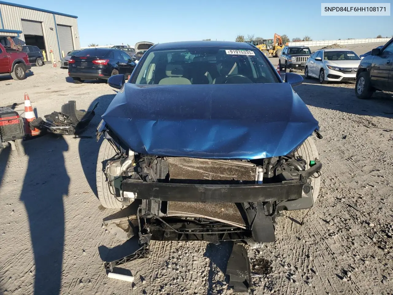 5NPD84LF6HH108171 2017 Hyundai Elantra Se