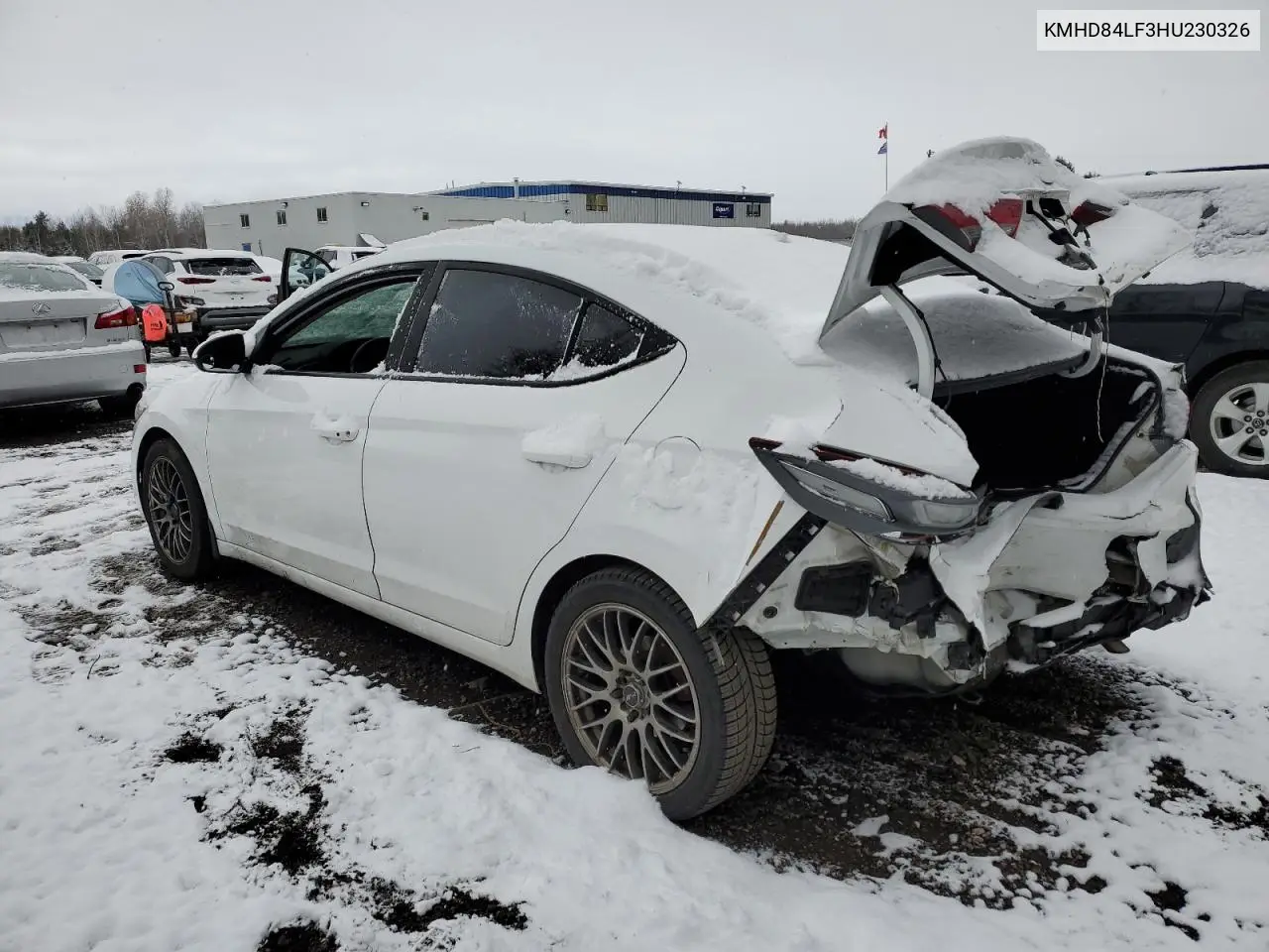 KMHD84LF3HU230326 2017 Hyundai Elantra Se