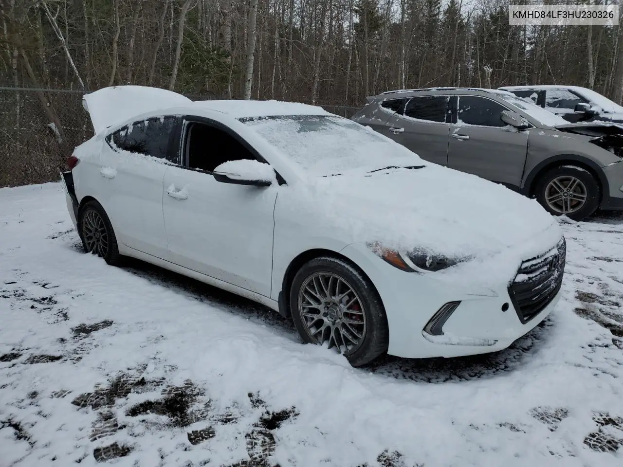 KMHD84LF3HU230326 2017 Hyundai Elantra Se