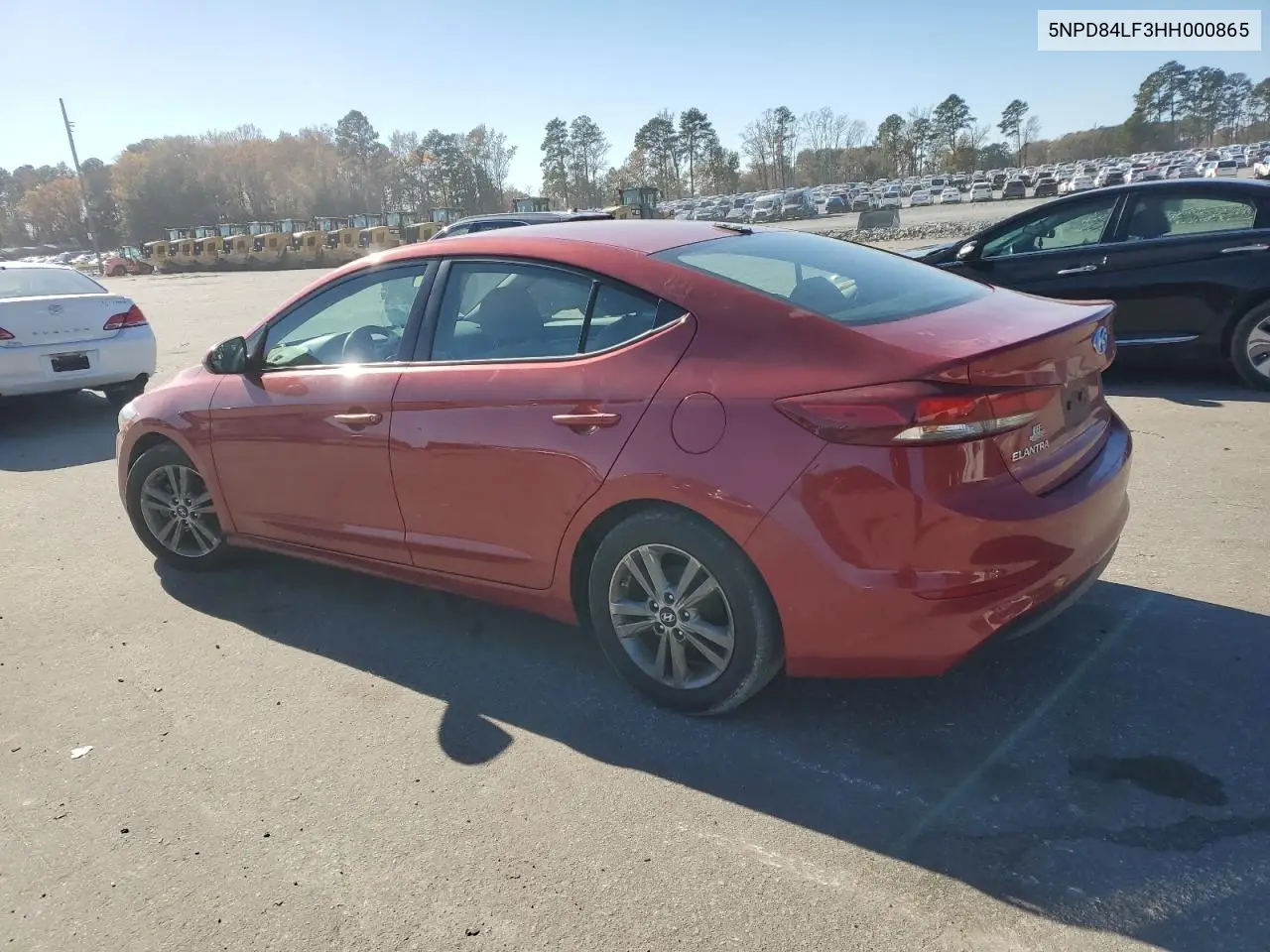 5NPD84LF3HH000865 2017 Hyundai Elantra Se