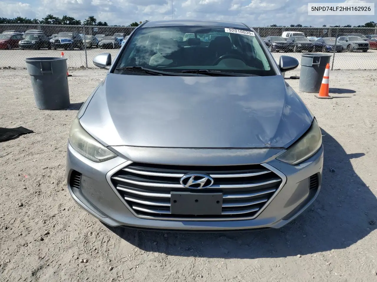5NPD74LF2HH162926 2017 Hyundai Elantra Se