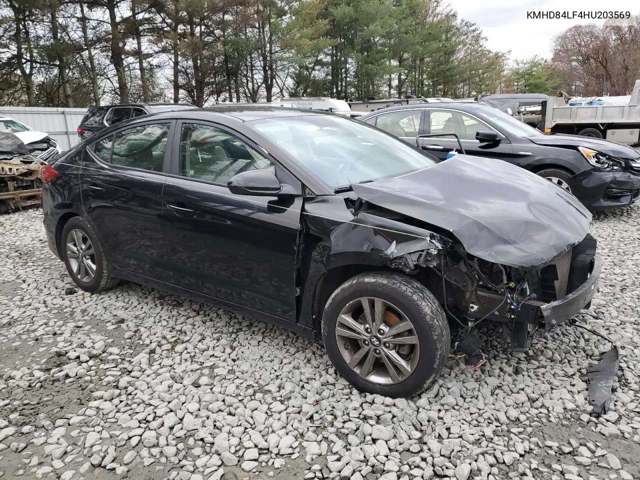 KMHD84LF4HU203569 2017 Hyundai Elantra Se