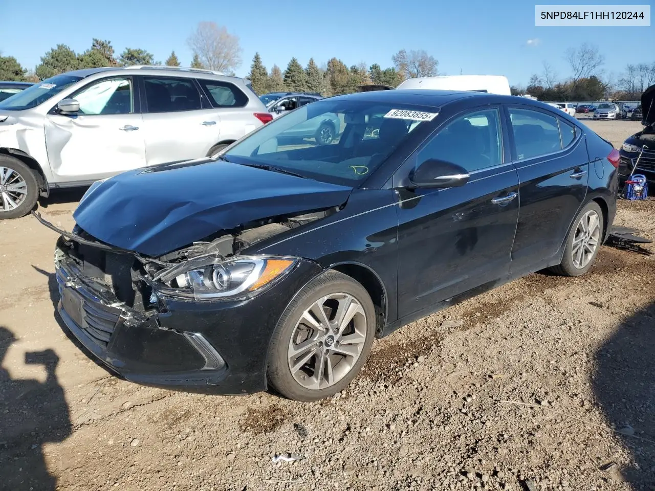 5NPD84LF1HH120244 2017 Hyundai Elantra Se