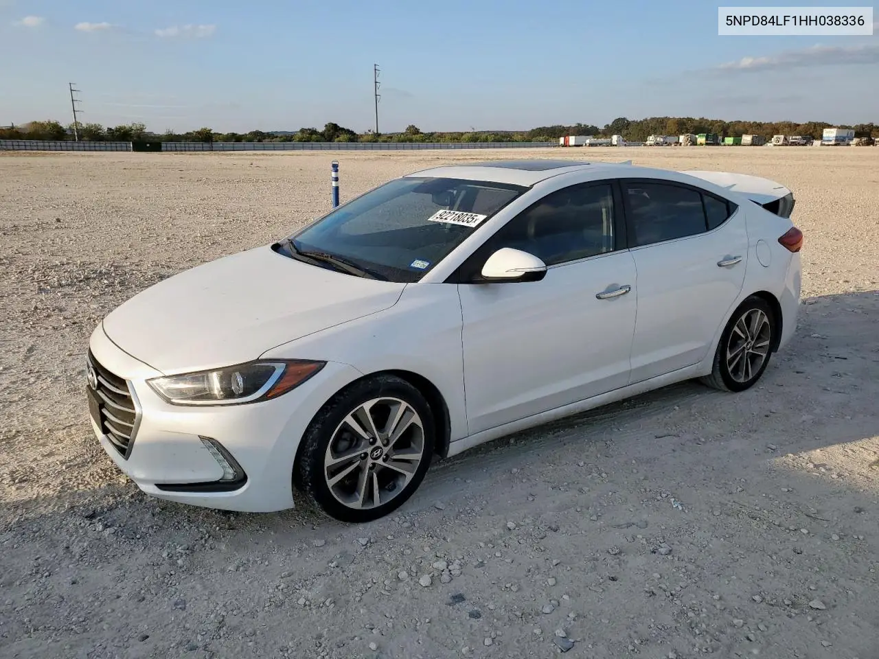 5NPD84LF1HH038336 2017 Hyundai Elantra Se