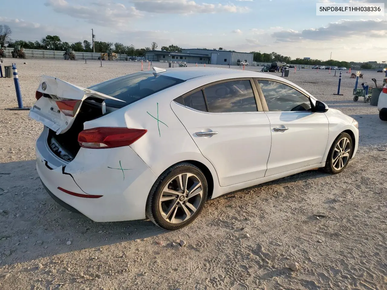5NPD84LF1HH038336 2017 Hyundai Elantra Se