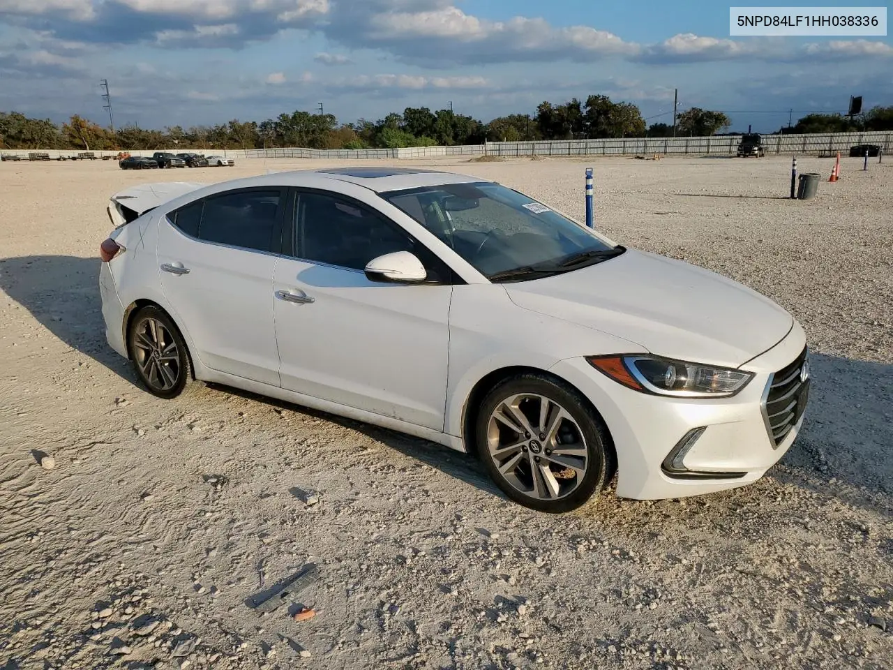 5NPD84LF1HH038336 2017 Hyundai Elantra Se