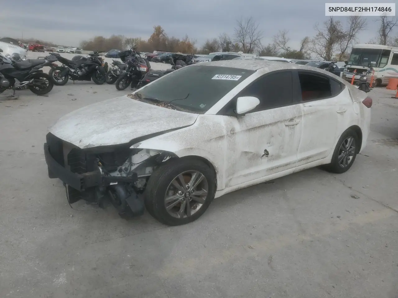 5NPD84LF2HH174846 2017 Hyundai Elantra Se