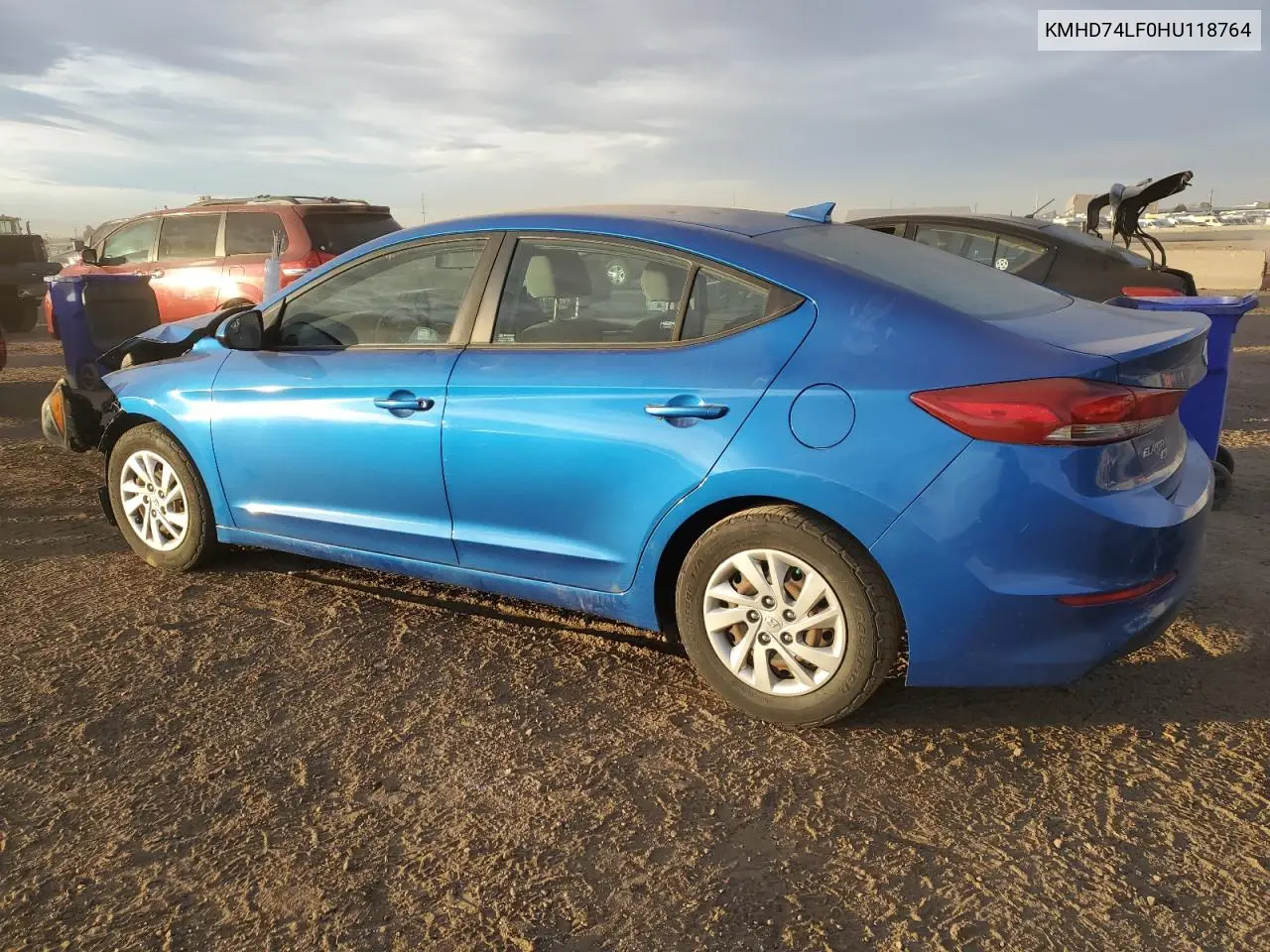KMHD74LF0HU118764 2017 Hyundai Elantra Se
