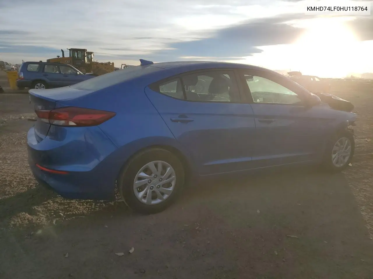 KMHD74LF0HU118764 2017 Hyundai Elantra Se