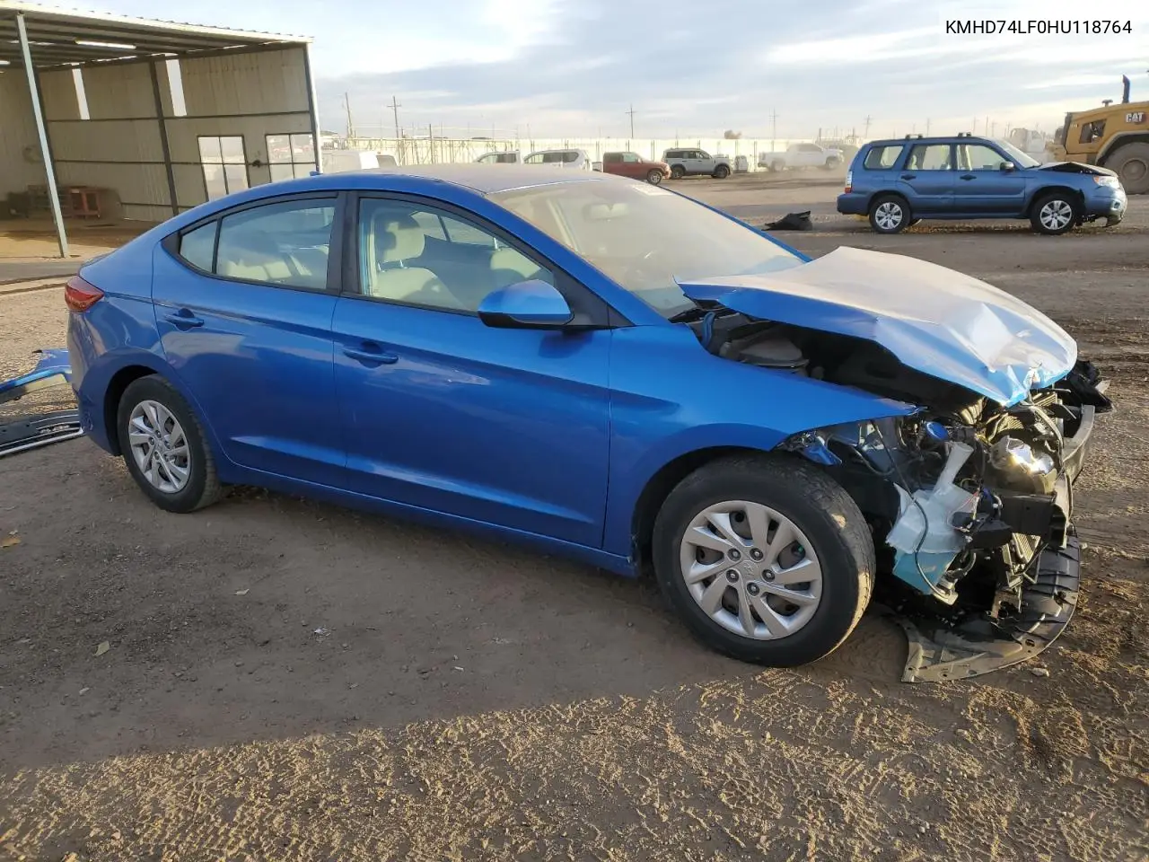 KMHD74LF0HU118764 2017 Hyundai Elantra Se