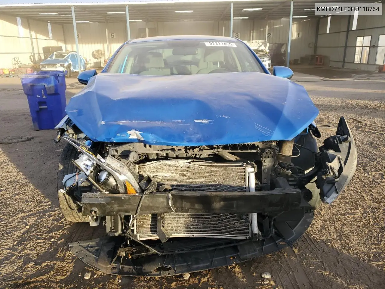 KMHD74LF0HU118764 2017 Hyundai Elantra Se