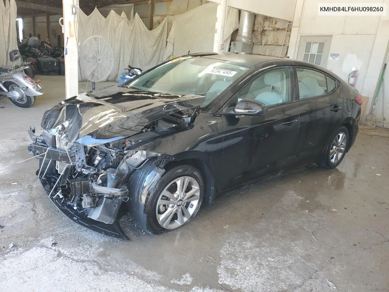 KMHD84LF6HU098260 2017 Hyundai Elantra Se