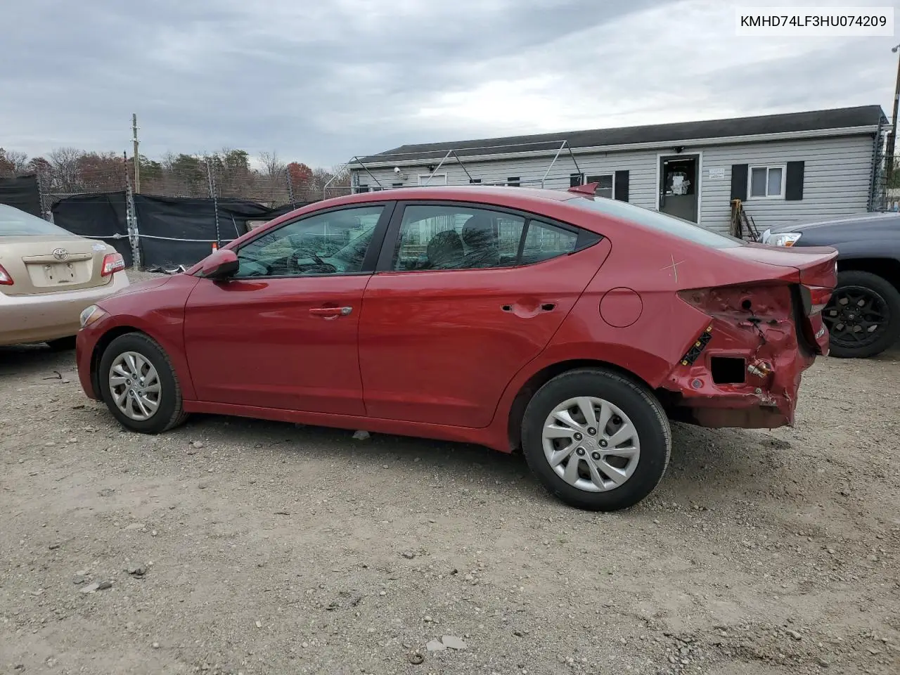 KMHD74LF3HU074209 2017 Hyundai Elantra Se