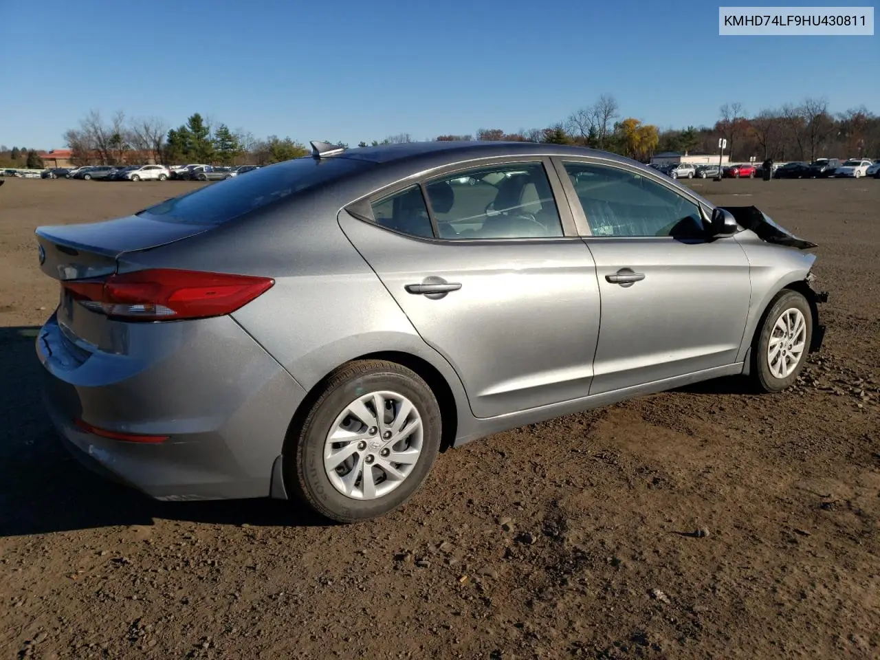 KMHD74LF9HU430811 2017 Hyundai Elantra Se