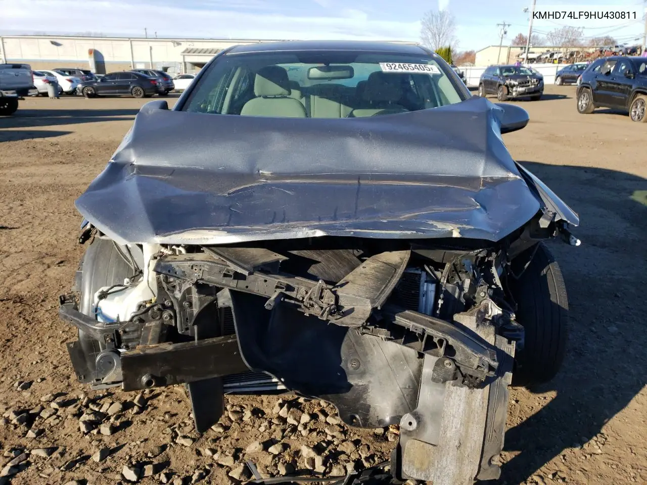 KMHD74LF9HU430811 2017 Hyundai Elantra Se